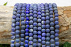 Lapis Natural Matte 6mm Round