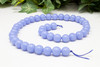Blue Aragonite Polished 10mm Round - Glow in the Dark