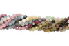 Tourmaline Multi Color Polished 3mm Faceted Round