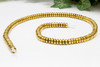 Gold Plated Hematite Polished 3x6mm Rondelle