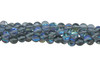 Blue Crystal AB Polished 8mm Round