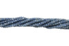 Blue Sapphire Polished 2.5x2mm Faceted Rondelle
