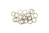 Antique Brass 6mm Round 21 Gauge OPEN Jump Rings - 20 Pieces