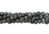 Pyrite in Crystal Polished 4mm Round