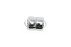 Sterling Silver Plated Large Magnetic Clasp