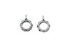 Silver Plated 10x13.25mm Large Oasis Bail