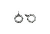 Silver Plated 10x13.25mm Large Oasis Bail