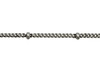 Antique Silver 2mm Satellite Curb Chain - Sold By 6 inches
