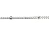 Silver 2mm Satellite Curb Chain - Sold By 6 inches