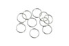 Sterling Silver 6mm Round 22 Gauge OPEN Jump Rings - 10 Pieces
