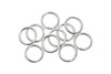 Sterling Silver 7mm Round 19 Gauge OPEN Jump Rings - 10 Pieces