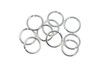 Sterling Silver 9mm Round 18 Gauge OPEN Jump Rings - 10 Pieces