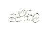 Sterling Silver Cable Thimbles .021" Hole - 10 Pieces