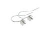 Sterling Silver Ginkgo Leaf Earring Wires - Sold as a Pair