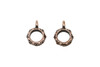Copper Plated 10x13.25mm Large Oasis Bail