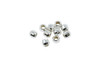 Sterling Silver Polished 2.5mm Mirror Beads - 10 Pieces
