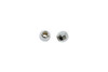 Sterling Silver Polished 3mm Mirror Beads - 10 Pieces