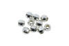 Sterling Silver Polished 3mm Mirror Beads - 10 Pieces