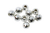 Sterling Silver Polished 4mm Mirror Beads - 10 Pieces