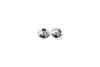 Sterling Silver Polished 4.5x3mm Saucer Beads - 10 Pieces