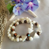 White Sea Shell Polished 12mm Triangle
