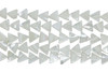 White Sea Shell Polished 12mm Triangle