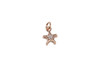 Rose Gold Plated Micro Pave 8mm Star Charm