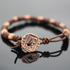 Spanish Knot Bracelet Kit: Brown and Copper