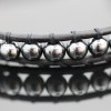 Hematite Single Leather Wrap Bracelet Kit