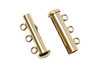 Gold Filled 3 Strand Slide Clasp