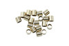 14K Gold Filled 2x2mm Crimps - 20 Pieces