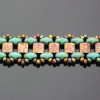 Garden Path Bracelet Kit - Turquoise & Bronze