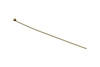 14K Gold Filled 1.5" Long 24 Gauge Ball End Head Pins - 10 Pieces