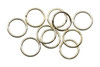 14K Gold Filled 7mm Round 21 Gauge CLOSED Jump Rings - 10 Pieces