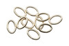 14K Gold Filled 6.4x9.6mm Oval 16 Gauge OPEN Jump Rings - 10 Pieces