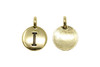 I Alphabet Charm - Gold Plated
