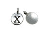 X Alphabet Charm - Silver Plated