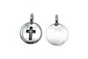 Cross Charm - Silver Plated