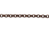 Antique Copper 2mm Rolo Chain - Sold By 6 Inches