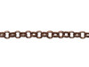 Antique Copper 1.8mm Petite Double Rolo Chain - Sold By 6 Inches