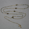 Wire Wrapped Rosary Kit - Gold & Gray