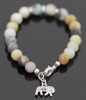 Modern Gemstone Bracelet Kit - Black Gold Amazonite