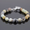 Modern Gemstone Bracelet Kit - Black Gold Amazonite