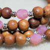 Stretch Mala Kit - "Pink Opal" & Bayong Wood