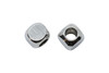 Stainless Steel 5mm Large Hole Face Cube Bead
