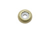Satin Hamilton Gold Plated 8x4mm Silicone Rondelle Bead