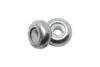 Antique Silver Plated 8x4mm Silicone Rondelle Bead