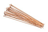 Plated Copper 1.5" Long 24 Gauge Head Pins - 20 Pieces