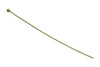 Gold Plated 2" Long 20 Gauge Ball End Head Pins - 20 Pieces