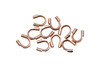 Copper Plated Cable Thimbles .021" Hole - 10 Pieces